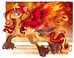 Size: 900x708 | Tagged: safe, artist:castaspellliana, derpibooru import, philomena, sunset shimmer, alicorn, pony, alicornified, chest fluff, coat markings, digital art, female, fiery shimmer, fiery wings, fire, mare, race swap, shimmercorn, signature, unshorn fetlocks