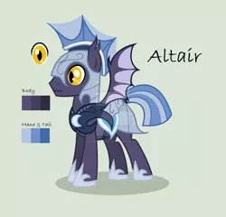 Size: 1024x984 | Tagged: safe, artist:aurora-light-x, derpibooru import, oc, oc:altair, bat pony, pony, male, simple background, solo, stallion, watermark