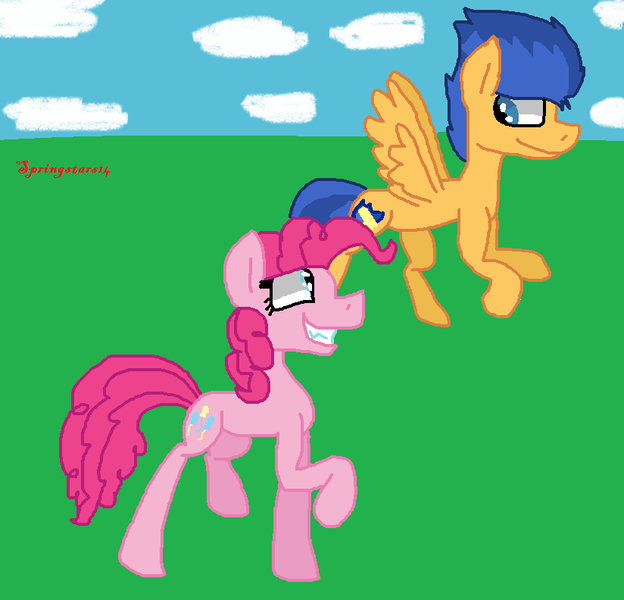 Size: 824x792 | Tagged: safe, artist:springstars14, derpibooru import, flash sentry, pony, pinkiesentry