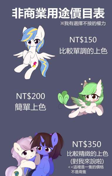Size: 1303x2048 | Tagged: safe, artist:lan wu, derpibooru import, oc, pony, chinese text