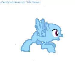 Size: 304x249 | Tagged: safe, artist:rainbowdash22100, derpibooru import, rainbow dash, pony, smile hd, base