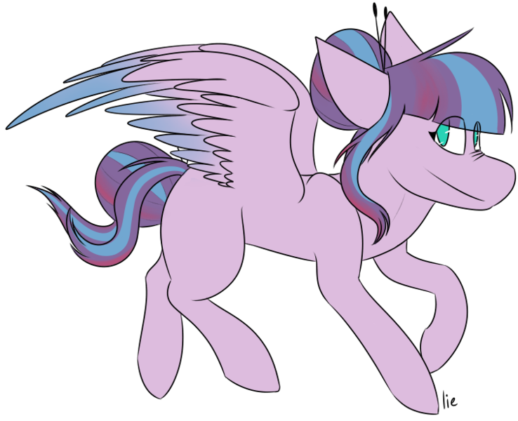 Size: 754x613 | Tagged: safe, artist:yourbestnightmaree, derpibooru import, oc, pegasus, pony, female, mare, simple background, solo, transparent background, two toned wings