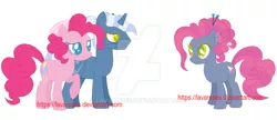 Size: 1024x443 | Tagged: artist:lavaroses, derpibooru import, family, male, offspring, parent:pinkie pie, parent:pokey pierce, parents:pokeypie, pinkie pie, pokeypie, pokey pierce, safe, shipping, straight