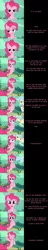 Size: 2000x10490 | Tagged: safe, artist:mlp-silver-quill, derpibooru import, pinkie pie, princess skystar, earth pony, pony, seapony (g4), comic:pinkie pie says goodnight, my little pony: the movie, comic, embarrassed, fin, finland, hooves on hips, proud, seaponified, seapony pinkie pie, species swap, underwater, whispering
