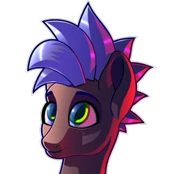 Size: 4000x4000 | Tagged: absurd resolution, artist:cherry pop, bust, derpibooru import, male, oc, oc:autello, portrait, profile picture, safe, simple background, solo, stallion, subsurface scattering, transparent background, unofficial characters only