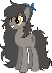 Size: 2229x3096 | Tagged: safe, artist:duskthebatpack, derpibooru import, oc, oc:trash, unofficial characters only, earth pony, pony, commission, female, mare, simple background, solo, transparent background, vector