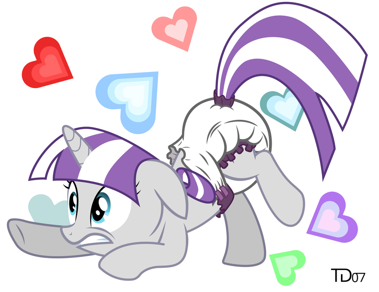 Size: 3000x2317 | Tagged: artist:thunderdasher07, derpibooru import, diaper, diaper fetish, fetish, heart, poofy diaper, simple background, solo, suggestive, twilight velvet