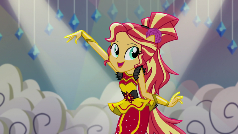 Size: 1280x718 | Tagged: safe, derpibooru import, screencap, sunset shimmer, dance magic, equestria girls, spoiler:eqg specials, flamenco, ponied up, solo