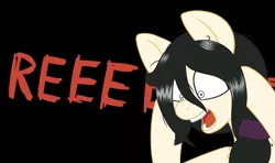 Size: 1500x886 | Tagged: angry, artist:scraggleman, derpibooru import, horrified, messy mane, oc, oc:floor bored, rage, reaction image, reeee, safe, solo, unofficial characters only, yelling