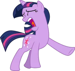 Size: 6000x5637 | Tagged: safe, artist:dusk2k, derpibooru import, twilight sparkle, pony, unicorn, winter wrap up, absurd resolution, eyes closed, faic, female, mare, open mouth, scared, screaming, simple background, solo, transparent background, unicorn twilight, vector