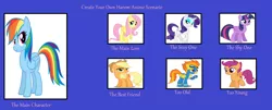 Size: 1024x415 | Tagged: safe, artist:dashiesparkle, artist:gyrotech, artist:luckreza8, artist:mrlolcats17, derpibooru import, applejack, fluttershy, rainbow dash, rarity, scootaloo, spitfire, twilight sparkle, twilight sparkle (alicorn), alicorn, appledash, exploitable meme, female, flutterdash, harem, lesbian, meme, rainbow dash gets all the mares, raridash, scootadash, shipping, spitdash, twidash