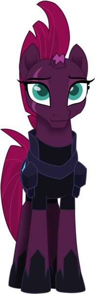 Size: 3869x11948 | Tagged: safe, artist:ejlightning007arts, derpibooru import, fizzlepop berrytwist, tempest shadow, unicorn, my little pony: the movie, absurd resolution, armor, beautiful, broken horn, eye scar, hoof shoes, scar, simple background, smiling, solo, transparent background, vector