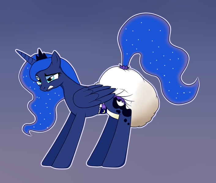 Size: 1614x1372 | Tagged: questionable, artist:hodgepodgedl, derpibooru import, princess luna, alicorn, pony, diaper, diaper fetish, female, fetish, messing, messy diaper, poop, poopy diaper, scat, simple background, solo, solo female, urine, wet diaper