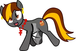 Size: 10607x7137 | Tagged: safe, artist:fallingcomets, derpibooru import, oc, bat pony, pony, absurd resolution, fangs, female, mare, simple background, solo, transparent background, vector