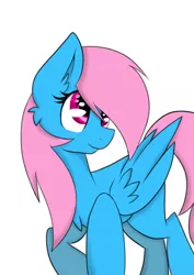 Size: 1000x1414 | Tagged: safe, artist:xxrosettacookiexx, derpibooru import, wind whistler, pony, alternate hairstyle, g1, g1 to g4, generation leap, simple background, solo, white background