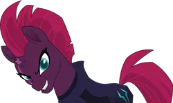 Size: 5016x3000 | Tagged: armor, artist:dashiesparkle, broken horn, derpibooru import, evil grin, eye scar, female, grin, mare, safe, scar, silly little ponies, simple background, smiling, solo, .svg available, tempest shadow, transparent background, vector