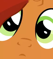 Size: 500x549 | Tagged: safe, artist:grapefruitface1, derpibooru import, edit, part of a set, stellar flare, unicorn, the parent map, close up series, close-up, confused, extreme close up, looking at you, meme, part of a series, solo, stare