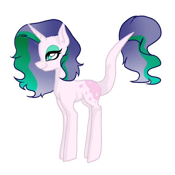 Size: 1541x1540 | Tagged: safe, artist:pinkgalaxy56, derpibooru import, oc, dracony, hybrid, unicorn, female, interspecies offspring, offspring, parent:rarity, parent:spike, parents:sparity, simple background, solo, white background