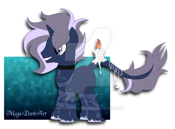 Size: 600x444 | Tagged: safe, artist:magicdarkart, derpibooru import, oc, oc:altair, unofficial characters only, original species, pony, unicorn, astral pony, male, simple background, solo, stallion, transparent background, watermark