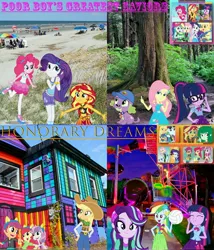 Size: 3600x4200 | Tagged: safe, artist:huntercwalls, derpibooru import, apple bloom, applejack, fluttershy, pinkie pie, rainbow dash, rarity, sci-twi, scootaloo, spike, spike the regular dog, starlight glimmer, sunset shimmer, sweetie belle, twilight sparkle, twilight sparkle (alicorn), wallflower blush, alicorn, dog, aww... baby turtles, equestria girls, equestria girls series, forgotten friendship, friendship games, mirror magic, star crossed, the salty sails, spoiler:eqg specials, amusement park, beach, camp everfree outfits, cap, clothes, cutie mark crusaders, equestria girls in real life, forest, geode of empathy, geode of fauna, geode of sugar bombs, geode of super speed, geode of super strength, geode of telekinesis, hat, houses, irl, magical geodes, mane seven, mane six, photo, swimsuit