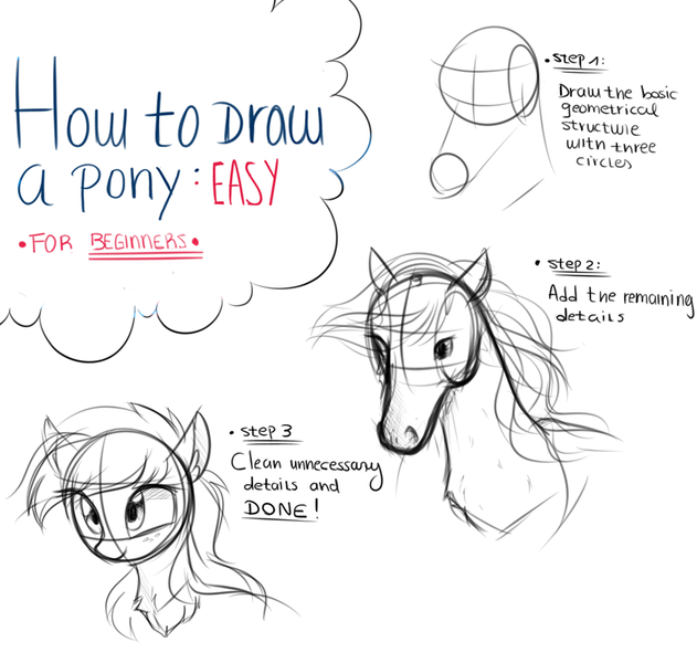 Size: 1020x970 | Tagged: safe, artist:aureai-sketches, derpibooru import, earth pony, horse, pony, chest fluff, cute, female, first you draw a circle, floppy ears, freckles, happy, how to draw, irony, mare, simple background, sketch, smiling, spongebob reference, tutorial, white background