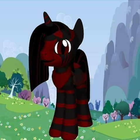 Size: 478x478 | Tagged: 3d, derpibooru import, oc, parent:king sombra, parent:pinkie pie, pony creator, ponylumen, safe, unofficial characters only