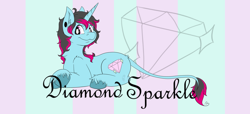 Size: 2560x1169 | Tagged: safe, artist:diamondsparkle7, derpibooru import, oc, oc:diamond sparkle, pony, unicorn, female, mare, prone, solo