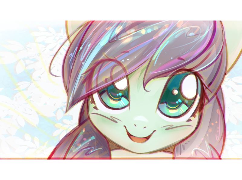 Size: 3065x2286 | Tagged: safe, artist:mirroredsea, derpibooru import, coloratura, pony, cute, female, looking at you, mare, rarabetes, smiling, solo