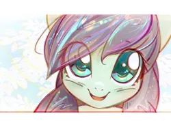 Size: 3065x2286 | Tagged: safe, artist:mirroredsea, derpibooru import, coloratura, pony, cute, female, looking at you, mare, rarabetes, smiling, solo
