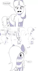 Size: 3000x5600 | Tagged: safe, artist:jase1505, deleted from derpibooru, derpibooru import, oc, oc:astrid quartz, oc:starfall sparkle, unofficial characters only, earth pony, pegasus, pony, unicorn, comic:spiraling together, alternate universe, blushing, comic, leg brace, sunjackspiral