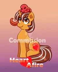 Size: 1024x1280 | Tagged: safe, artist:yoshimarsart, derpibooru import, oc, oc:heart afire, pony, unicorn, male, obtrusive watermark, sitting, solo, stallion, watermark