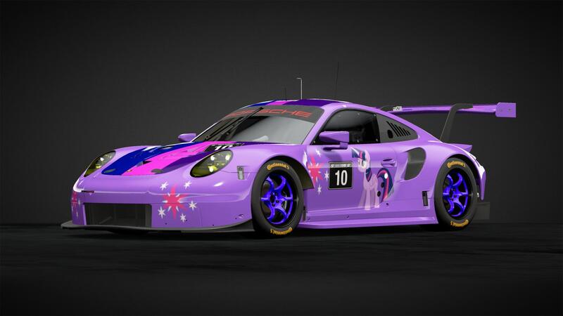 Size: 1920x1080 | Tagged: 3d, artist:saturnbrony_44, car, derpibooru import, gran turismo, gran turismo sport, porsche, porsche 911, porsche 911 rsr, racecar, safe, twilight sparkle