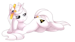 Size: 3300x1869 | Tagged: safe, artist:scarlet-spectrum, derpibooru import, oc, oc:whitefire, unofficial characters only, pony, unicorn, black sclera, commission, draw me like one of your french girls, female, hairpin, long mane, mare, simple background, skull, solo, tail ring, transparent background