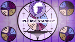 Size: 800x450 | Tagged: animated, artist:pixelkitties, buffalo, chief thunderhooves, derpibooru import, fallout, fallout 76, indian head test pattern, male, please stand by, safe, solo