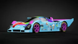 Size: 1920x1080 | Tagged: 3d, artist:saturnbrony_44, car, derpibooru import, gran turismo, gran turismo sport, nissan, nissan r92cp, racecar, rainbow dash, safe