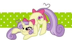 Size: 985x546 | Tagged: safe, artist:chococakebabe, derpibooru import, oc, oc:meadow blossom, pony, unicorn, bow, female, hair bow, mare, simple background, solo, tail bow, transparent background