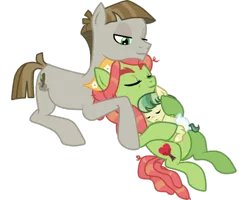 Size: 614x492 | Tagged: safe, artist:castorochiaro, derpibooru import, mudbriar, tree hugger, oc, oc:bakhoor, pony, the maud couple, baby, baby pony, colt, crack shipping, family, father and son, female, male, mother and son, mudhugger, offspring, parent:mud briar, parent:tree hugger, parents:mudhugger, shipping, simple background, straight, transparent background