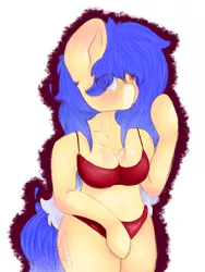 Size: 2448x3264 | Tagged: suggestive, artist:solsitodb, derpibooru import, oc, oc:zodna, anthro, earth pony, anthro oc, breasts, clothes, dress, female, mare, solo