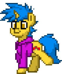 Size: 630x742 | Tagged: safe, artist:haybale100, derpibooru import, oc, oc:code sketch, unofficial characters only, pony, pony town, animated, male, pixel art, simple background, solo, stallion, transparent background, walking