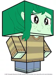 Size: 1796x2377 | Tagged: safe, artist:grapefruitface1, derpibooru import, wallflower blush, equestria girls, equestria girls series, forgotten friendship, clothes, cubee, cubeecraft, smiling, solo, updated