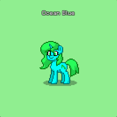 Size: 400x399 | Tagged: safe, artist:sb1991, derpibooru import, oc, oc:ocean blue, pony, unicorn, pony town, update, updated