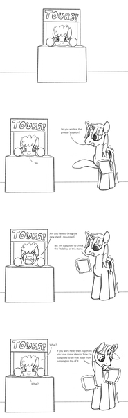 Size: 1126x3648 | Tagged: artist:dsb71013, comic, derpibooru import, magic, monochrome, oc, oc:maplejack, oc:snowy skies, safe, telekinesis, unofficial characters only