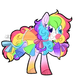 Size: 934x979 | Tagged: safe, artist:squeakshimi, derpibooru import, oc, oc:carnival tricks, earth pony, pony, clothes, clown, cute, female, heterochromia, mare, simple background, skirt, solo, transparent background