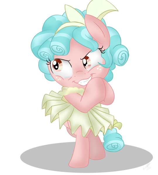 Size: 900x1000 | Tagged: safe, artist:emositecc, derpibooru import, cozy glow, pegasus, pony, marks for effort, bipedal, cats don't dance, clothes, cozybetes, crossover, cute, dancing, darla dimple, dress, evil grin, female, filly, freckles, grin, movie reference, pure concentrated unfiltered evil of the utmost potency, pure unfiltered evil, simple background, skirt, smiling, solo, transparent background, tutu