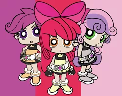 Size: 1728x1352 | Tagged: apple bloom, artist:ppgmlpkndpokemongirl, cute, cutie mark crusaders, derpibooru import, human, powerpuff girls z, safe, scootaloo, sweetie belle, the powerpuff girls