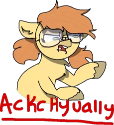 Size: 535x584 | Tagged: actually, artist:nootaz, bucktooth, derpibooru import, glasses, oc, oc:dee twenty, pigtails, safe, simple background, solo, transparent background, unofficial characters only, unshorn fetlocks