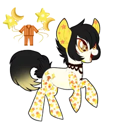 Size: 1985x2201 | Tagged: safe, artist:squeakshimi, derpibooru import, oc, oc:pajama party, unofficial characters only, earth pony, pony, choker, cutie mark, female, mare, simple background, solo, starry eyes, transparent background, wingding eyes