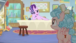 Size: 1920x1080 | Tagged: butt, cozy glow, cozy glutes, derpibooru import, discovery family logo, female, filly, foal, marks for effort, plot, safe, screencap, starlight glimmer