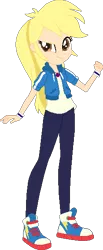 Size: 237x573 | Tagged: safe, artist:selenaede, artist:westrail642fan, derpibooru import, rainbow dash, rise and fall, equestria girls, equestria girls series, base used, blonde, blonde hair, blondening, brown eyes, clothes, converse, happy, human coloration, realism edits, shoes, simple background, smiling, smirk, solo, transparent background