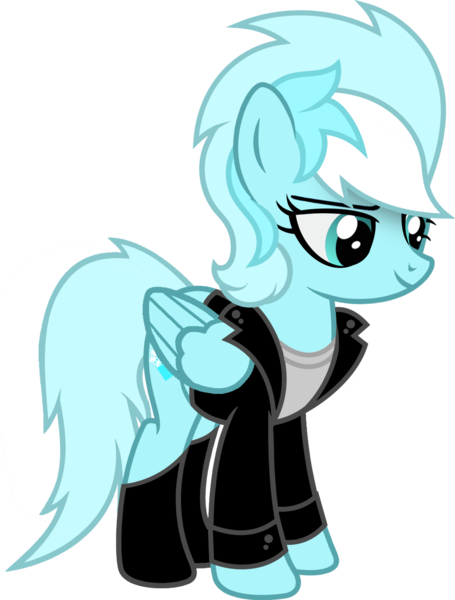 Size: 1280x1688 | Tagged: safe, artist:fletcherthehuntress, derpibooru import, oc, oc:arctic ravish, pegasus, pony, clothes, female, jacket, mare, simple background, solo, transparent background